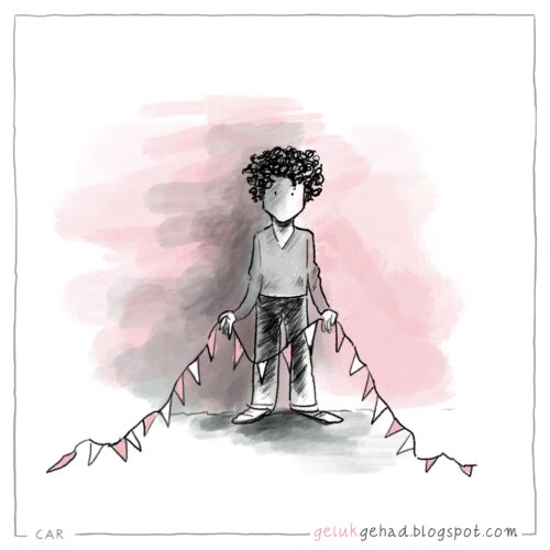 <b>Hiep Hiep Hoeraar</b> <br>Blog van Caroline Perrée over haar eerste verjaardag na de dood van haar vrouw