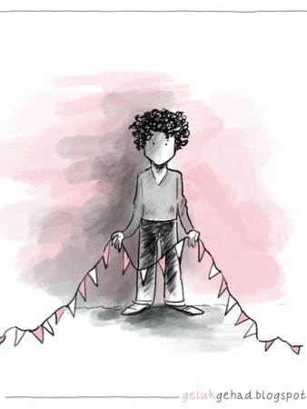 Hiep Hiep Hoeraar Blog van Caroline Perrée over haar eerste verjaardag na de dood van haar vrouw